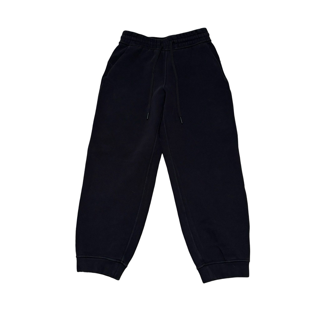 Lululemon Women's Tapered Leg Sweatpants Slight Fade Black Size 4 - 26 x 24